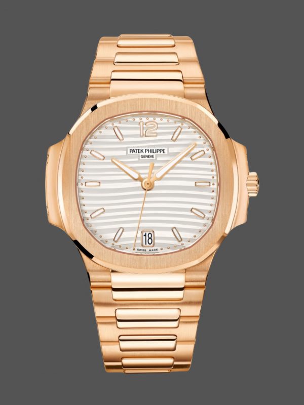 Patek Philippe Nautilus Femme Or Rose & Or Jaune Cadran Argent 7118 1R 001 35.2mm