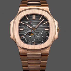 Patek Philippe Nautilus Phases de Lune Or Rose Cadran Noir 5712 1R 001 40MM