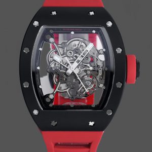 Richard Mille RM 055 RMUL2 NTPT Fibre de carbone Rouge Bracelet caoutchouc