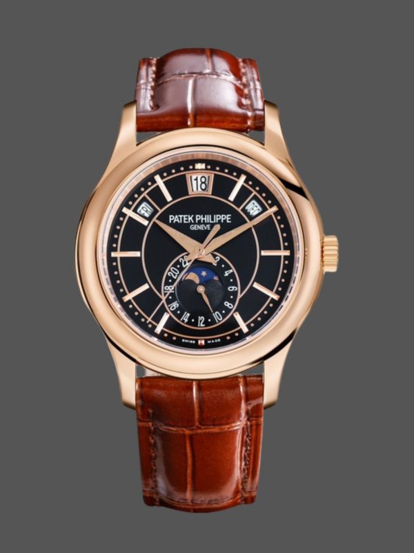 Réplique Patek Philippe Complications Or Rose 5205R 011 Montre Homme 40mm