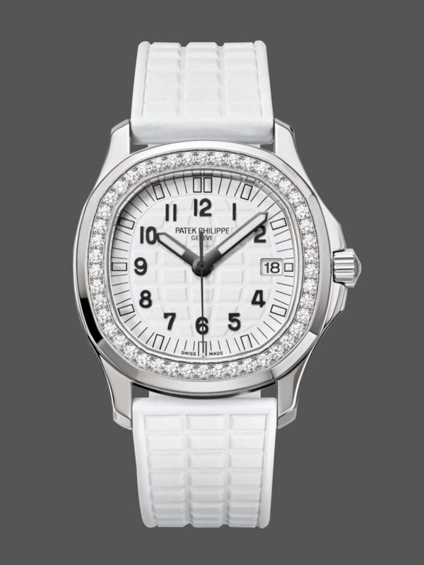 Réplique Patek Philippe Aquanaut Blanche 5067A 024 Montre Femme 36mm
