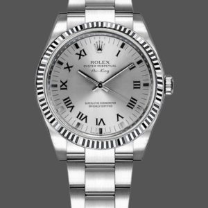 Rolex Oyster Perpetual Air-King 114234 Cadran Argent 34mm Réplique Unisexe