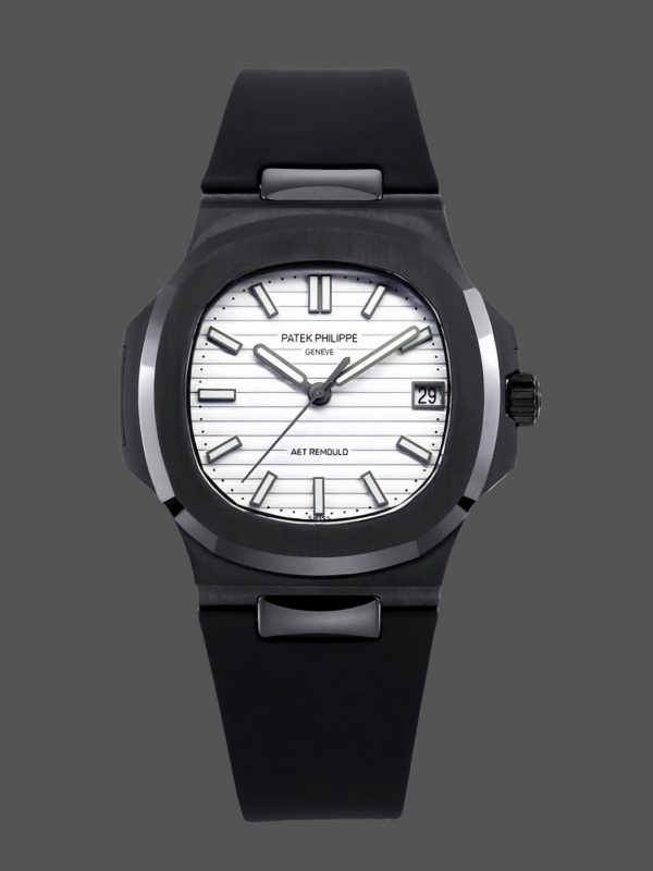Patek Philippe Nautilus Boîtier Titane Cadran Blanc 5711 Montre 40MM