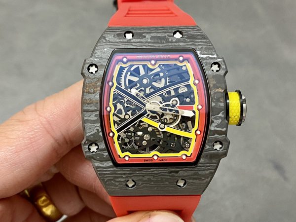 Richard Mille RM 67-02 Extra Plat Carbone TPT Italie Rouge Jaune – Image 2
