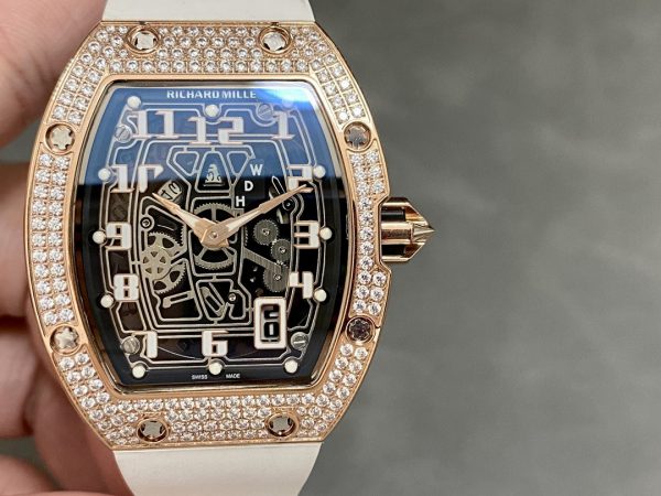 Richard Mille RM67-01 RG Remontage automatique Ultra-plat Moyen Diamant Montre – Image 2