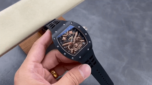 Richard Mille RM47 Édition Tourbillon Squelette Boîtier Céramique noire – Image 2