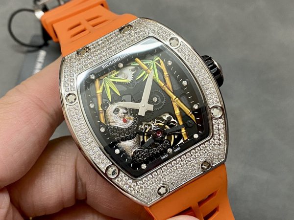 Richard Mille RM 026 01 Panda Un Merveilleux Monde de Bambou Diamants et Or – Image 2