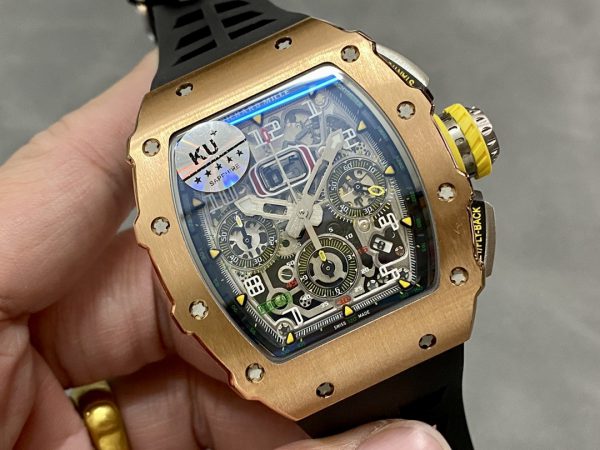 Richard Mille RM11-03 Carbone Chronographe Flyback Automatique Or rose – Image 2