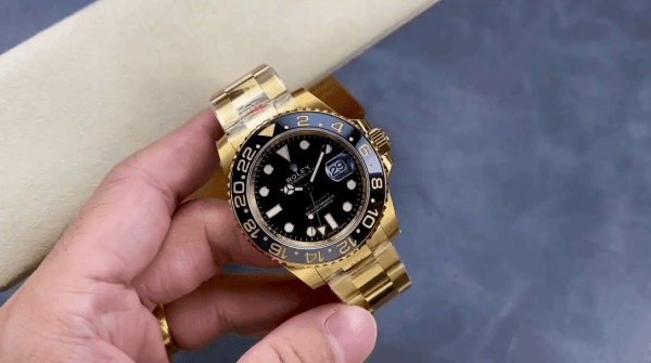 Rolex GMT Master II 40mm Cadran Noir 116718LN Or Jaune 18k Montre Homme – Image 11