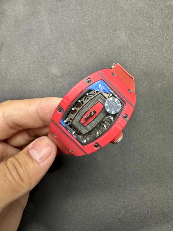 Richard Mille RM07-01 Automatique Racing Rouge Carbone Édition limitée 46mm Montre Femme – Image 2