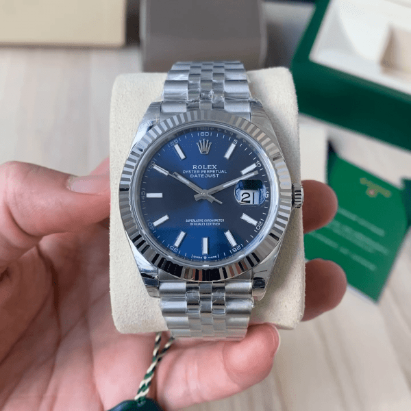 Rolex Oyster Perpetual Air-King 114200 Cadran Bleu 34mm Réplique Unisexe – Image 7