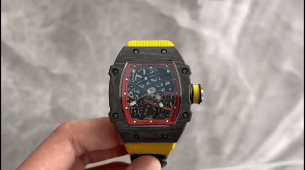 Richard Mille RM 67-02 Automatique Sebastian Ogier Noir Jaune – Image 2