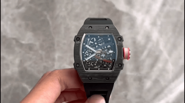 Richard Mille RM 67-02 Automatique Sebastian Ogier Bracelet caoutchouc noir – Image 2