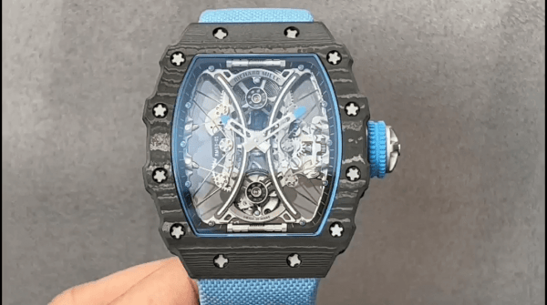 Richard Mille RM 53-01 Tourbillon Pablo Mac Donough Bracelet tissu bleu – Image 2