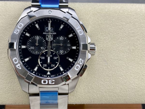 Tag Heuer Aquaracer 300M Chronographe 43mm Quartz Cadran Noir CAY1110.BA0927 – Image 2