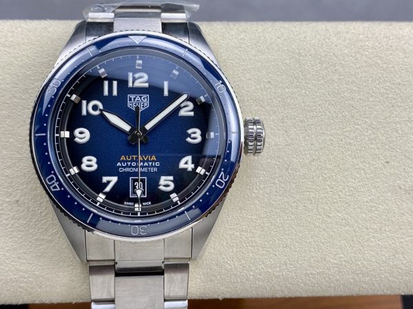 Tag Heuer Autavia Calibre 5 Chronomètre WBE5116.EB0173 42mm – Image 2