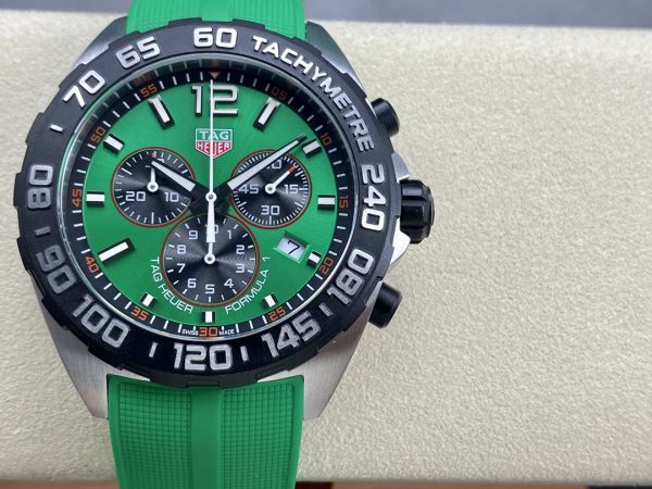 Tag Heuer Formula 1 Chronographe Quartz Cadran Vert CAZ101AP.FT8056 43MM – Image 2