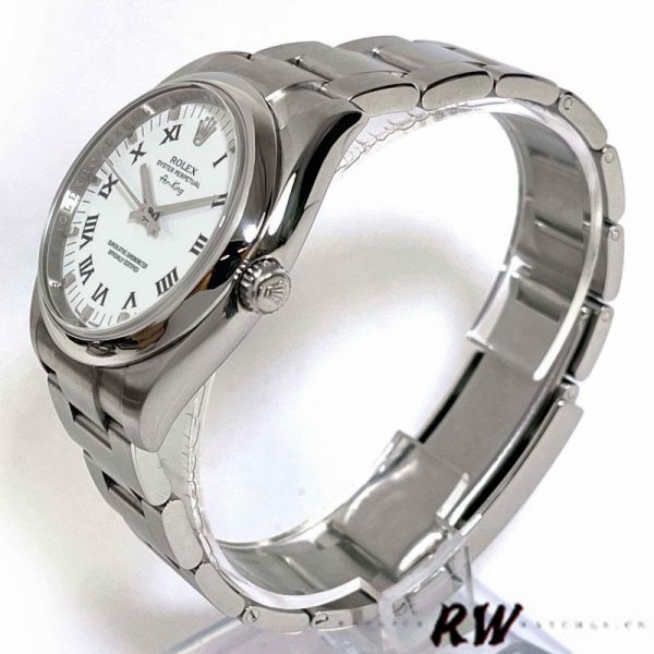 Rolex Oyster Perpetual Air-King 114200 Cadran Blanc 34mm Réplique Unisexe – Image 5