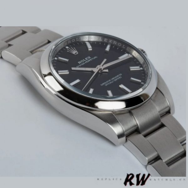 Rolex Oyster Perpetual Air-King 114200 Cadran Index Noir 34mm Réplique Unisexe – Image 5