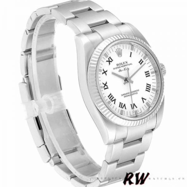 Rolex Oyster Perpetual Air-King 114234 Cadran Blanc 34mm Réplique Unisexe – Image 6