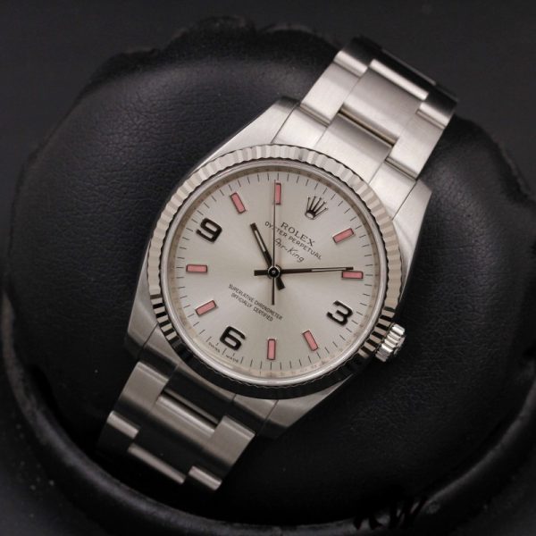 Rolex Oyster Perpetual Air-King 114234 Automatique Cadran Argent 34mm Réplique Unisexe – Image 5