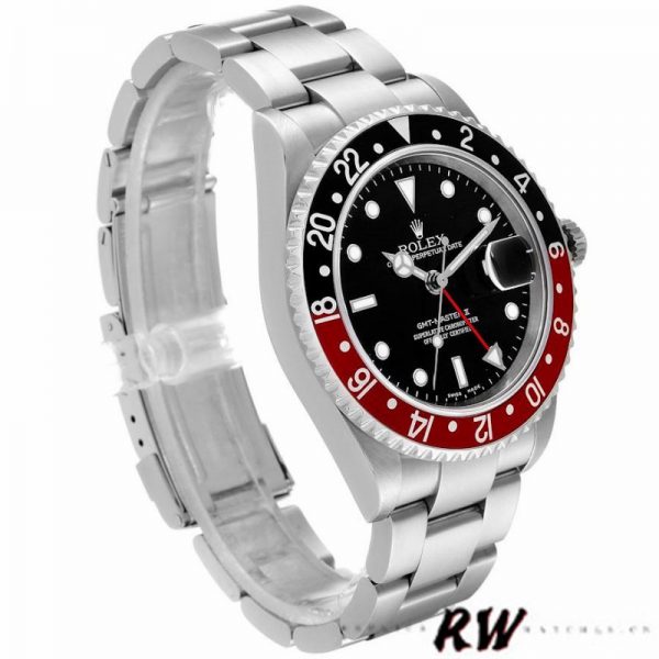 Rolex GMT-Master II 16710 Cadran Noir Lunette Rouge Noire Coke 40MM Montre Réplique Homme – Image 5
