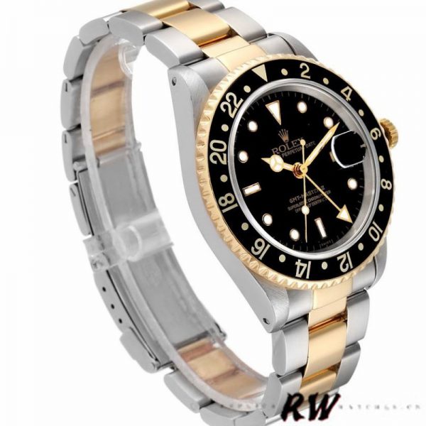 Rolex GMT-Master II 16713LN Acier Or Jaune Cadran Noir 40MM Montre Réplique Homme – Image 4