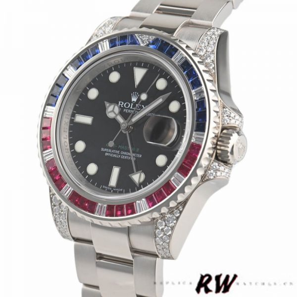 Rolex GMT Master II 116759SA Cadran Noir 40mm Montre Réplique Homme – Image 5