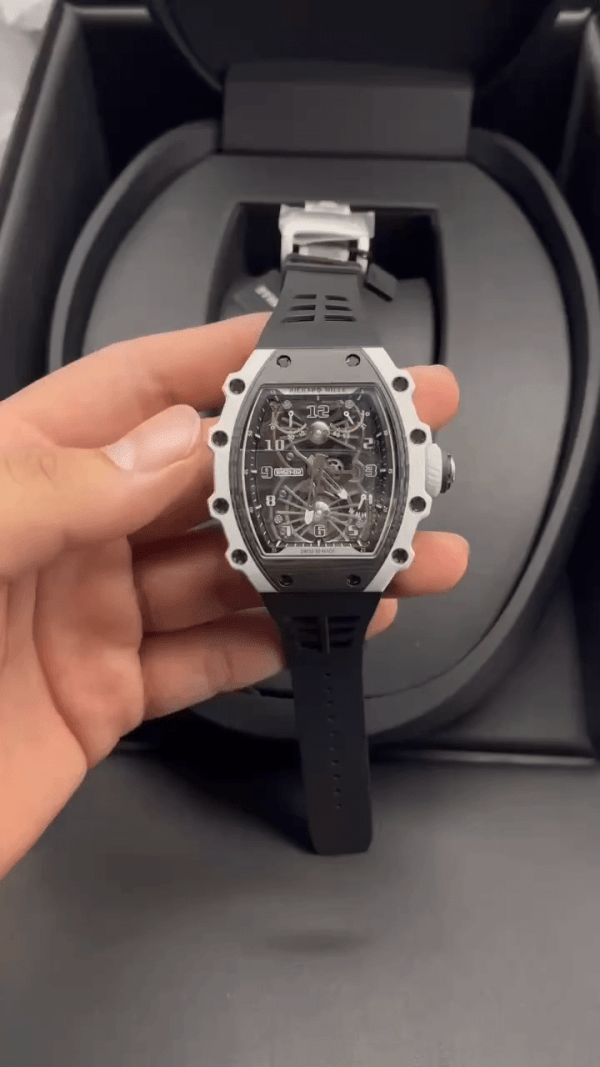 Richard Mille RM 21-02 Tourbillon Aérodynamique Quartz TPT Carbone Noir – Image 2