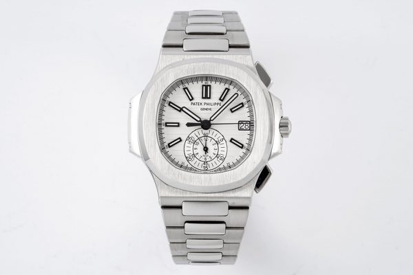 Patek Philippe Nautilus Chronographe Date Acier Inoxydable 5980 1A 019 – Image 2