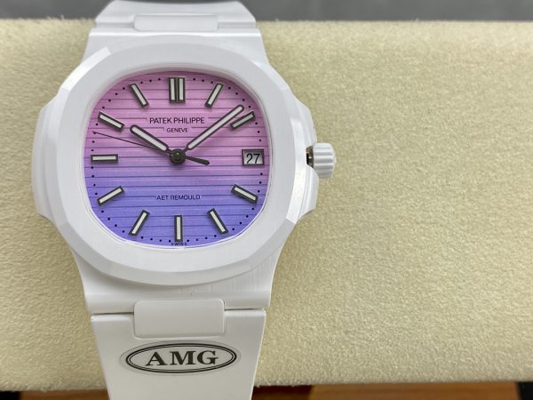 Patek Philippe Nautilus Rose & Violet 5711 Montre 40MM – Image 2