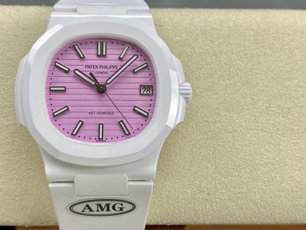 Patek Philippe Nautilus Cadran Rose 5711 Montre 40MM – Image 2