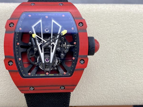 Richard Mille RM27-03 Tourbillon Rafael Nadal Rouge Quartz TPT Édition Rouge Carbone – Image 2