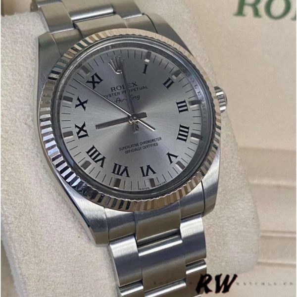 Rolex Oyster Perpetual Air-King 114234 Cadran Argent 34mm Réplique Unisexe – Image 5