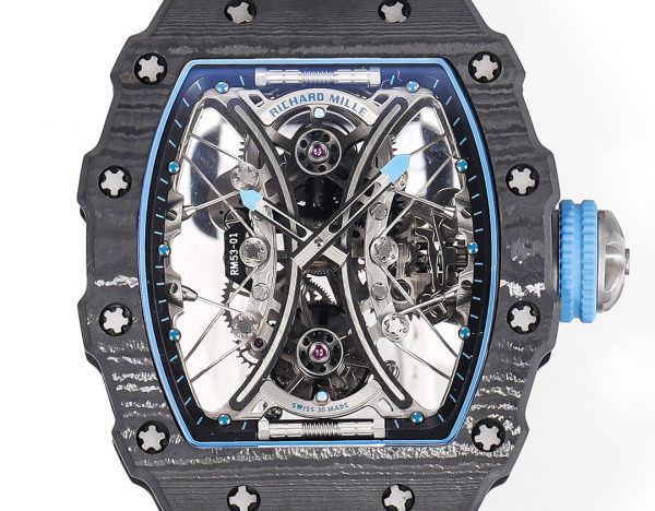 Richard Mille RM 53-01 Tourbillon Pablo Mac Donough Bracelet tissu blanc – Image 6