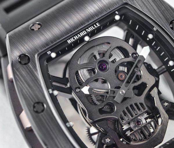 Richard Mille RM 52-01 Céramique noire & or & argent Crâne 3 couleurs – Image 3