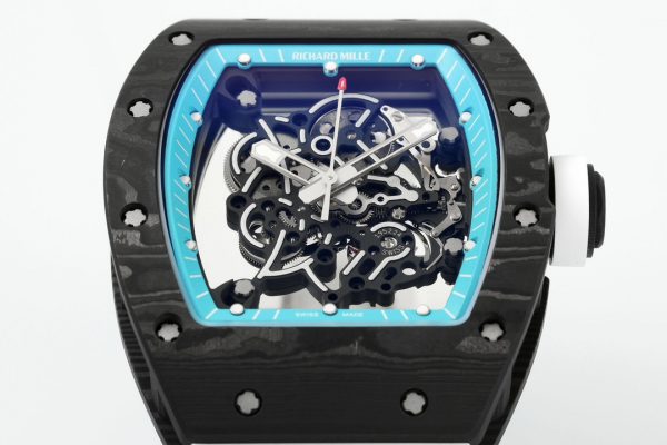 Richard Mille RM 055 RMUL2 NTPT Fibre de carbone Bleu – Image 6