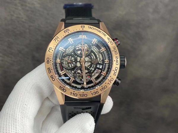 Tag Heuer Carrera Automatique Montre de Luxe CAR205B.FT6087 45mm – Image 3