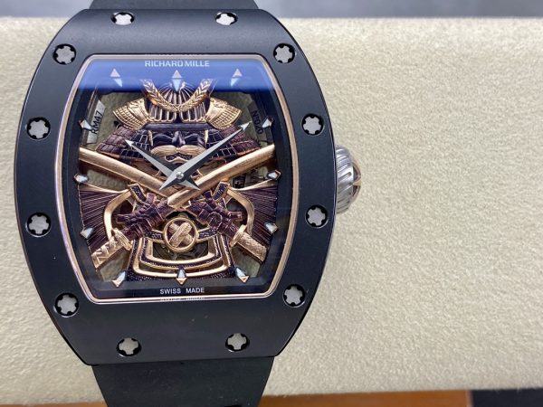 Richard Mille RM47 Édition Tourbillon Squelette Boîtier Céramique noire – Image 6