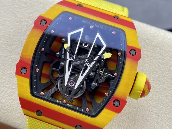 Richard Mille RM27-03 Tourbillon Rafael Nadal Jaune Quartz TPT Édition Jaune Carbone – Image 6