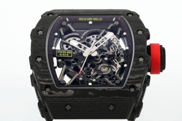 Richard Mille RM 035-02 Rafael Nadal NTPT Carbone Bracelet caoutchouc blanc – Image 5
