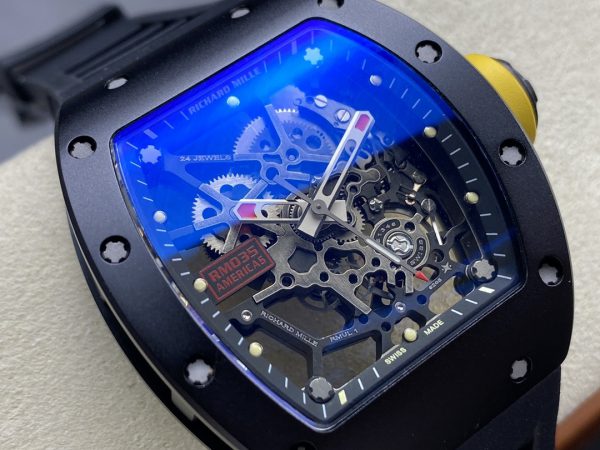 Richard Mille RM 035 Rafa Édition Amériques Montre Céramique noire – Image 6