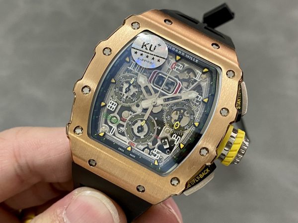 Richard Mille RM11-03 Carbone Chronographe Flyback Automatique Or rose – Image 5