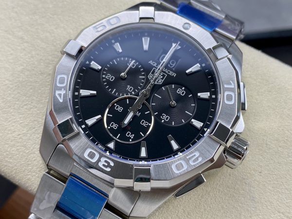 Tag Heuer Aquaracer 300M Chronographe 43mm Quartz Cadran Noir CAY1110.BA0927 – Image 5