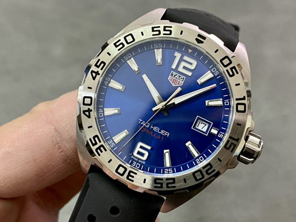 Tag Heuer Formula 1 Quartz Cadran Bleu Bracelet Caoutchouc Noir WAZ1118.FT8023 – Image 6