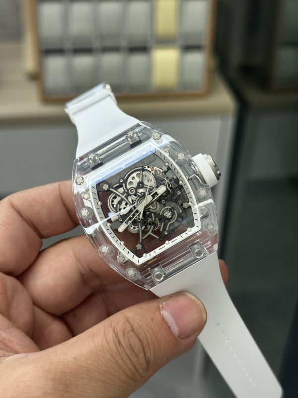 Richard Mille RM055 Boîtier transparent Cadran squelette – Image 3