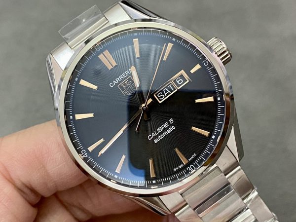 Tag Heuer Carrera Calibre 5 Cadran Noir WAR201C.BA0723 41mm – Image 5