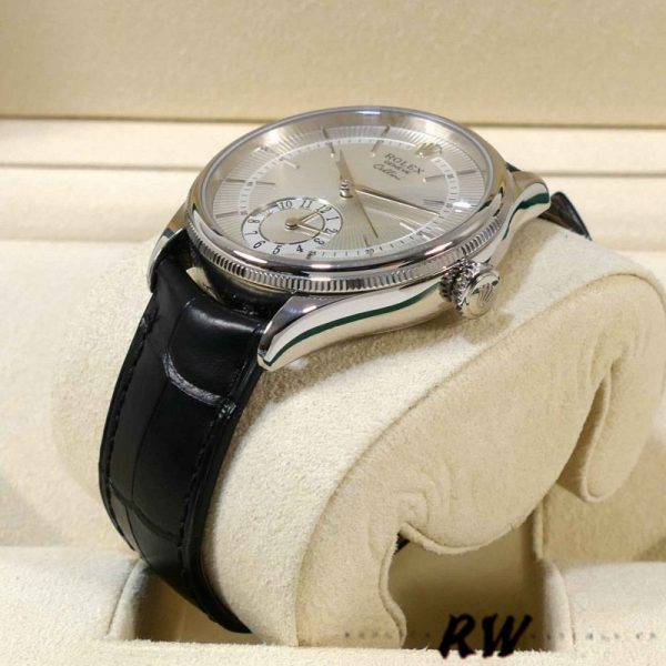 Rolex Cellini Dual Time 50529 Cadran Argent 39mm Montre Réplique Homme – Image 4