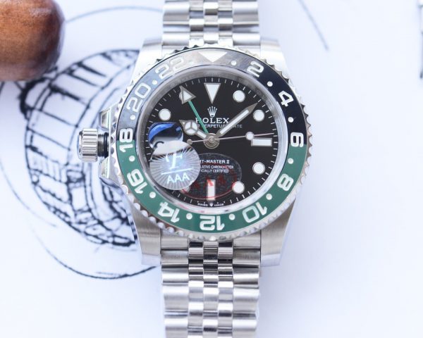 Rolex GMT-Master II 126720VTNR Cadran Noir Acier Inox 40MM Montre Réplique Homme – Image 4