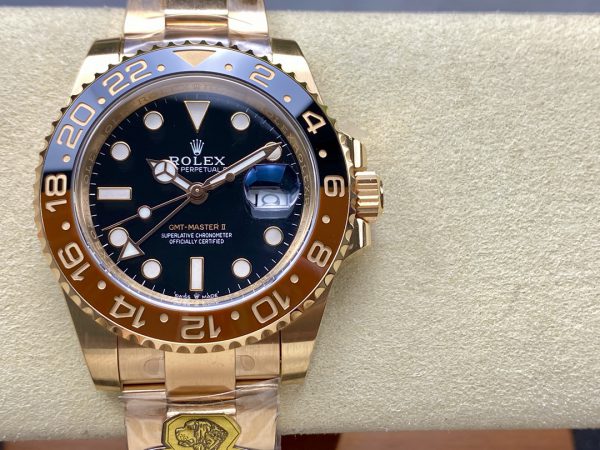 Rolex GMT-Master II 126715CHNR Cadran Noir Boîtier Everose 40MM Montre Réplique Homme – Image 7